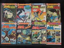 BRAVE AND THE BOLD (BRONZE AGE LOT OF 8) #105-110 114 115 BATMAN FN/VF W PAGES picture