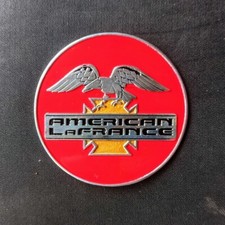 Vintage American La France fi re truck eng ine logo badge emblem Placca LG228 picture