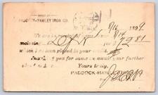 Antique Government Postal Card Thomas Jefferson One Cent 1899 picture