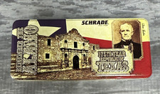 SCHRADE WALDEN REMEMBER THE ALAMO IN ORIGINAL TIN SEALED picture