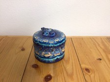 Beautiful Estate Handcrafted Polymer Clay Trinket Box picture