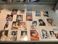 21 Taylor Cleopatra Bridget Bardot  Kim Novak Diana Doris Loren Postcard  Lot picture