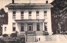 Myerstown Pennslyvania American Legion Home Exterior View Postcard J80813 picture
