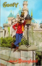 Disneyland Amusement Park Goofy At Sleeping Beauty Castle CA California H647 picture
