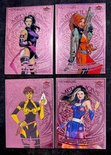 2024 Fleer Ultra Matriarchs of Marvel - PINK MEDALLIONS Insert - You Pick picture