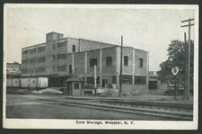 Webster Monroe Co. NY: c.1910s Postcard COLD STORAGE Now The Lofts Apartments picture