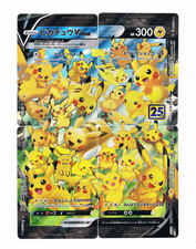 ⚡Pikachu V-UNION 4 Card Set 25th Anniversary Japanese 2021 Full Art RAW picture
