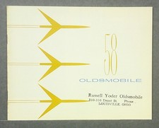 1958 Oldsmobile Sales Catalog picture