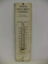 Frigidaire Refrigeration 1950's Vintage Thermometer St. Louis MO Frigid Sales  picture