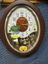Rhythm Small World  Musical Clock precious angels Sound Motion  4MJ894 new picture
