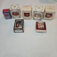 Lot Of 7 Vintage Christmas Ornaments Hallmark 1980s 1990s Have Boxes picture