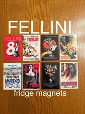 Federico Fellini FRIDGE MAGNETS classic film movie art Italian cinema picture