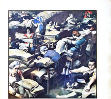 Philip Evergood 1937 WPA Art Women Sewing Social Realism Vtg Magazine Excerpt picture
