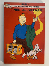 Vintage Herge Laquered Les Adventures De Tintin Au Vietnam 12x8