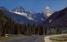 Glacier Natl Park British Columbia Canada Mt Sir Donald Mt Uto Mt Eagle postcard picture