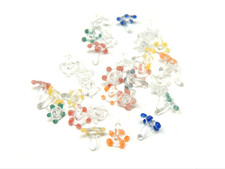200 Pieces Daisy Glass Pipe Screens Reusable & Heat Resistant - 6mm to 9mm picture