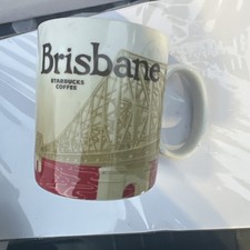 2011 STARBUCKS Coffee Mug BRISBANE Icon 16 oz MIC SKU Discontinued AUSTRALIA picture