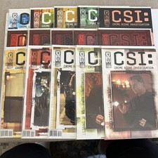 Lot Of 16 Various CSI Comics VG Bad Rap Series - Demon House Series - IDW Series picture
