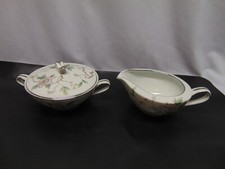 Noritake China Chatham sugar bowl and Creamer #5502 Japan 176132 rose design picture