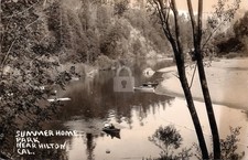 Park Hilton CA Boating Russian River Summerhome 1914 RPPC Photo Postcard COPY picture