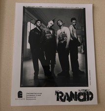 Rancid 8x10 B&W Promo Photo Epitaph Records Punk Rock• 1991 picture