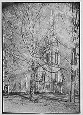 Photo:Fairfield Connecticut Greenfield Hill Church Exterior 1940 picture