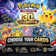 Pokemon 30th Anniversary TCG Singles Multi Listing Black Star Promo - Binder -Ex picture