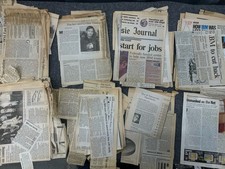 Vintage IBM Newspaper News Ad Clippings From 80s & 90s - Lot of 50+ Assorted picture