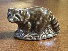 Raccoon English Wade Figurine Miniature Porcelain Solid Vintage picture