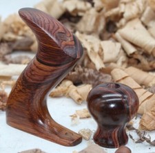 Cocobolo Tote & Knob for Stanley No 4.5, 5, 5.5, 6, 7, 8 Hand Plane w/ Low Knob picture