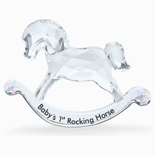 Swarovski Baby's 1st Rocking Horse crystal figurine #5522867 New in Box picture