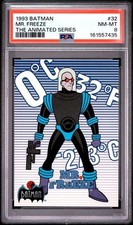 1993 Topps #32 Batman: The Animated Series Mr. Freeze PSA 8 NM-MT VTG picture