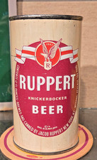 1947 RUPPERT KNICKERBOCKER FLAT TOP BEER CAN NEW YORK NY IRTP picture