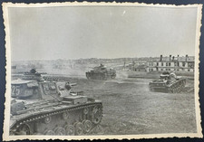 CONVOY OF WEHRMACHT PANZER III TANKS ON THE MOVE picture