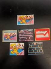 vtg 6x Nintendo Donkey Kong Card Lot - 1981 Menko Mario Rookie - 1983 Mini Card picture