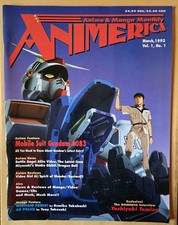 Animerica: Anime & Manga Monthly #1 Mobile Suit Gundam 0083  Viz Media 3/93 picture