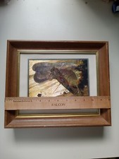 Lot Of 3 1916, 1917, & 1918 Foil Framed Biplane Pictures SEE PHOTOS picture