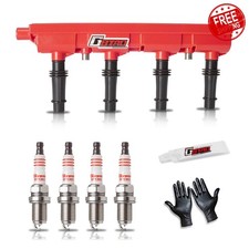GBTAD Upgraded Ignition Coil Spark Plug Set 4 1.4L 1.8L Chevy Cruze picture