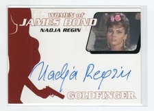 James Bond Women Archives 2014 Autograph Card WA50 Nadja Regin Bonita Goldfinger picture