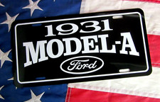 1931 Ford MODEL A License plate car tag Hot Rod Roadster 31 Coupe Pickup Truck picture