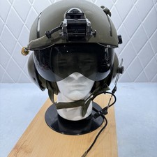 U.S. Helicopter Pilot Gentex SPH-4B Helmet Upgraded SPH-5 Dual Visor & NVG Mount picture