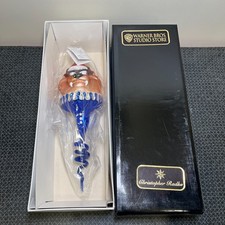 Radko Warner Bros Ornament Santa Taz Sprite Blue Icicle 134 LTD ed, NEW MINT picture