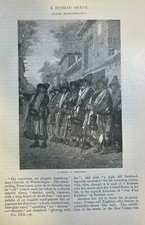 1881 Russian Artist Basil Wereschagin illustrated picture