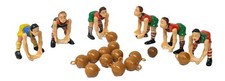 Vintage Cake Toppers Basketball Players Figures Toys Moveable Arms picture