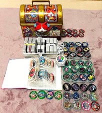 Pokemon Ga-Ole Mezasta Yokai Watch Medal Set Collectible Trading Cards Japan picture