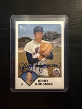 Jerry Koosman Autographed 2003 Topps Retired Signature Edition MLB Card Signed picture
