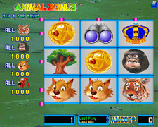 ANIMAL BONUS BY AMCOE - CHERRY MASTER 8LINER POG POKER POT O GOLD CGA GAME BOARD picture