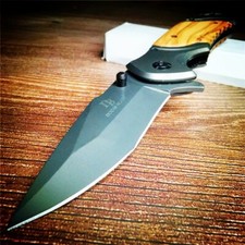 Multi-functional quick-opening folding pocket tactical survival camping knife picture