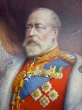 1910 Vintage Magazine Illustration King Edward VII picture