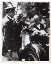 1942 General MacArthur Secretary of War Dern President Roosevelt News Photo picture